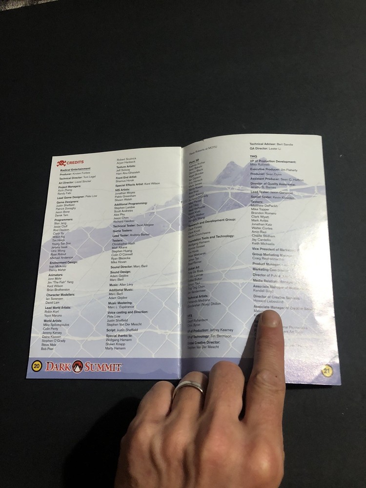 dark summit xbox Manual Only