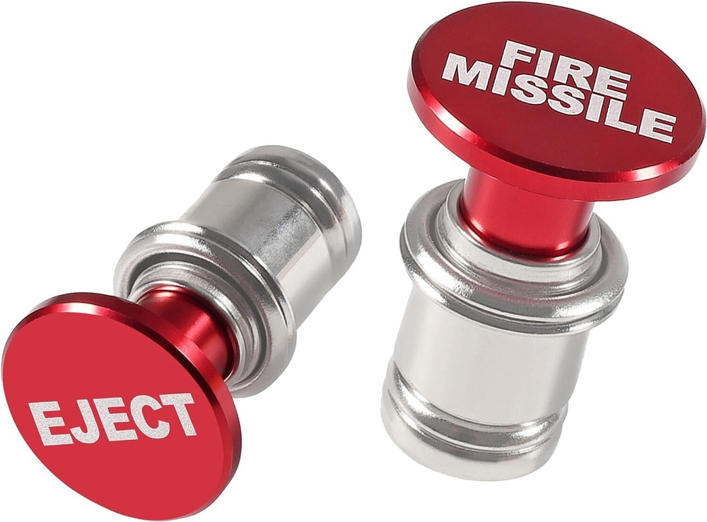 Fire Missile & Eject Button Car Cigarette Lighter 12V Lighter Plug Auto Repla...