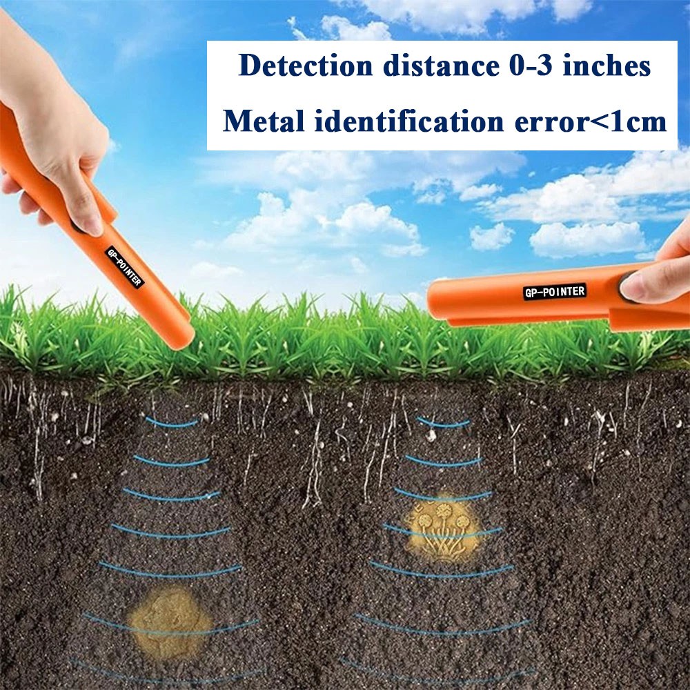 HandHeld Metal Detector Gold Digger Hunter Probe Sensitive Tester Waterproof