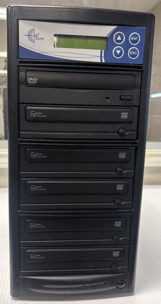 EZ Dupe DVD/CD Disc Duplicator 1 to 5 tested and working