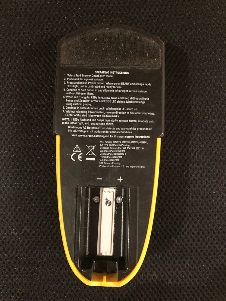 Zircon StudSensor™ Stud Finder One each E40 & L40 ~ LOT 2 Used