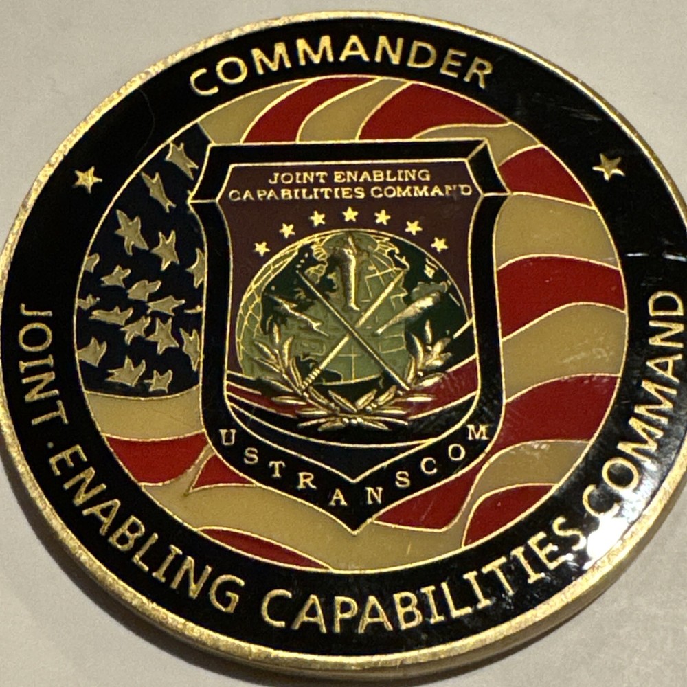 CHALLENGE COIN COMMANDER JOINT COMMUNICATIONS SUPPORY EXCELLENCE MILITARY