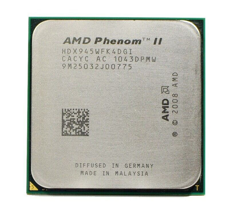 AMD Phenom II X4 945 3.0GHz Quad Core Socket AM2+ Processor CPU HDX945WFK4DGM