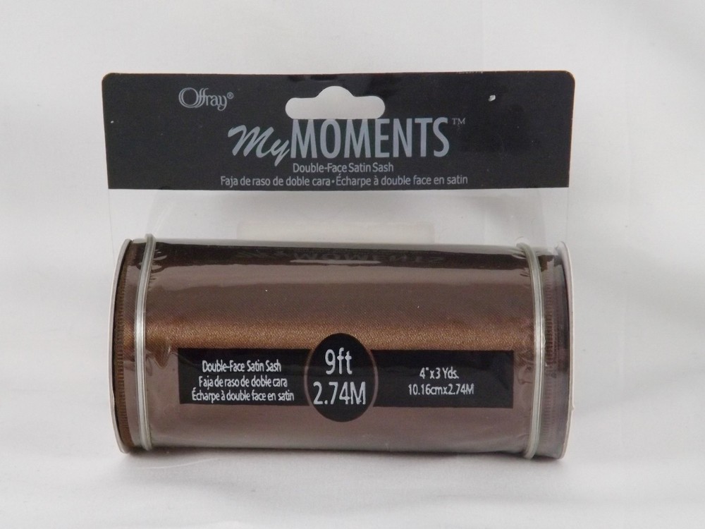 Offray My Moments Double-Face Satin Sash - New - Assorted
