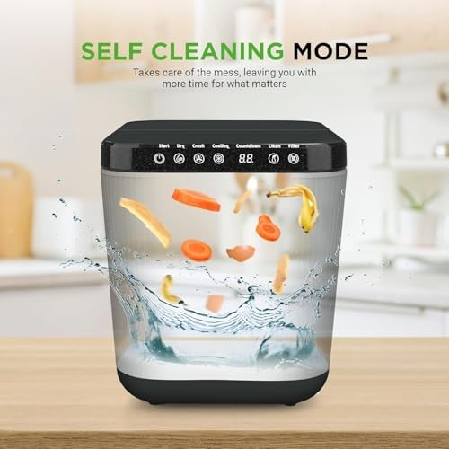 NUTRICHEF 3L ELECTRIC KITCHEN COMPOSTER COUNTERTOP AUTOMATIC - WHITE