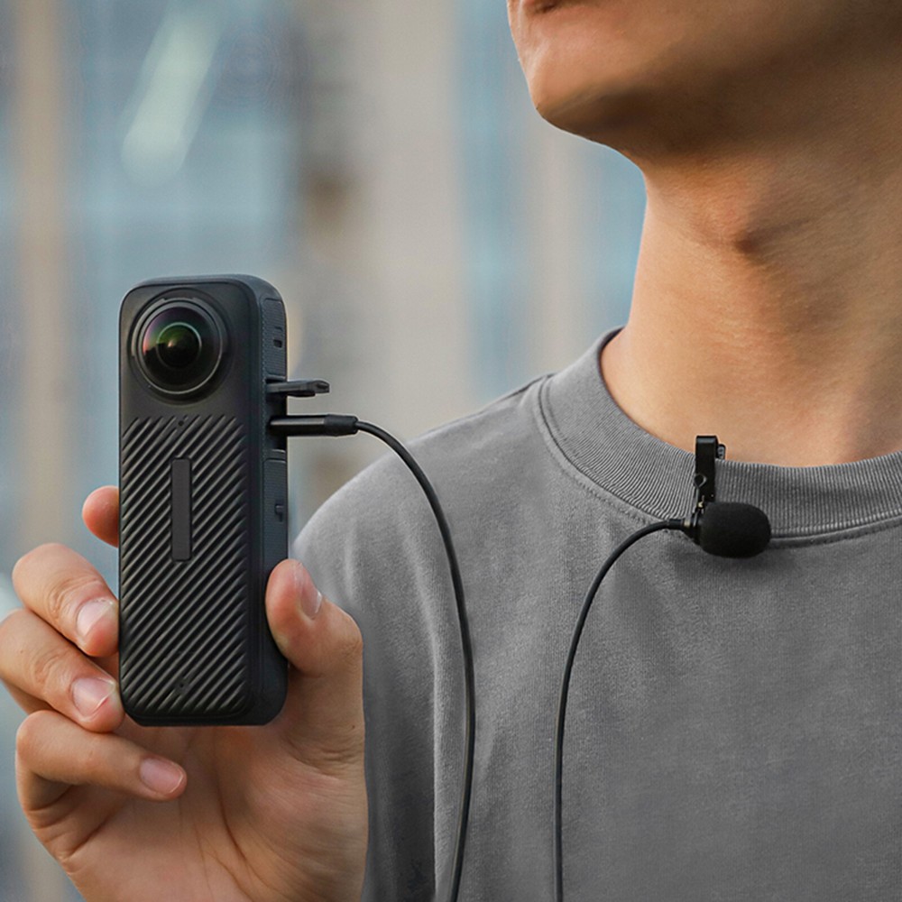 1.5m Lavalier Microphone Type-C Interface Mic For Insta360 X4 Action Camera