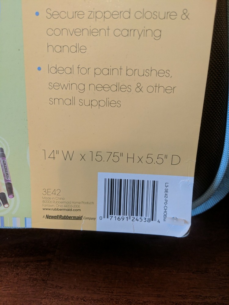 Rubbermaid craftainers Stamp & Tool Pouch, Craft Tool Storage