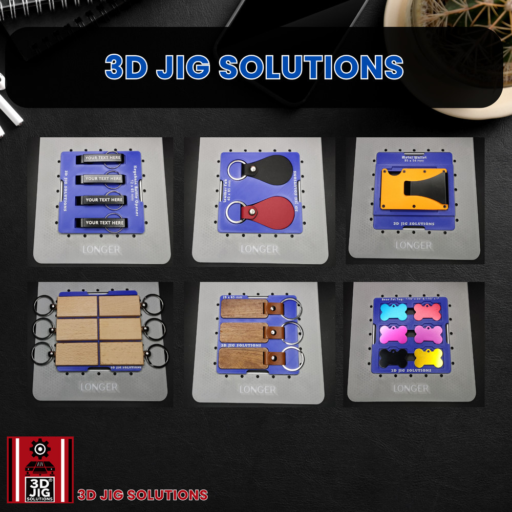 EufyMake E1 UV Printer Jig | Challenge Coin & Pendant Template