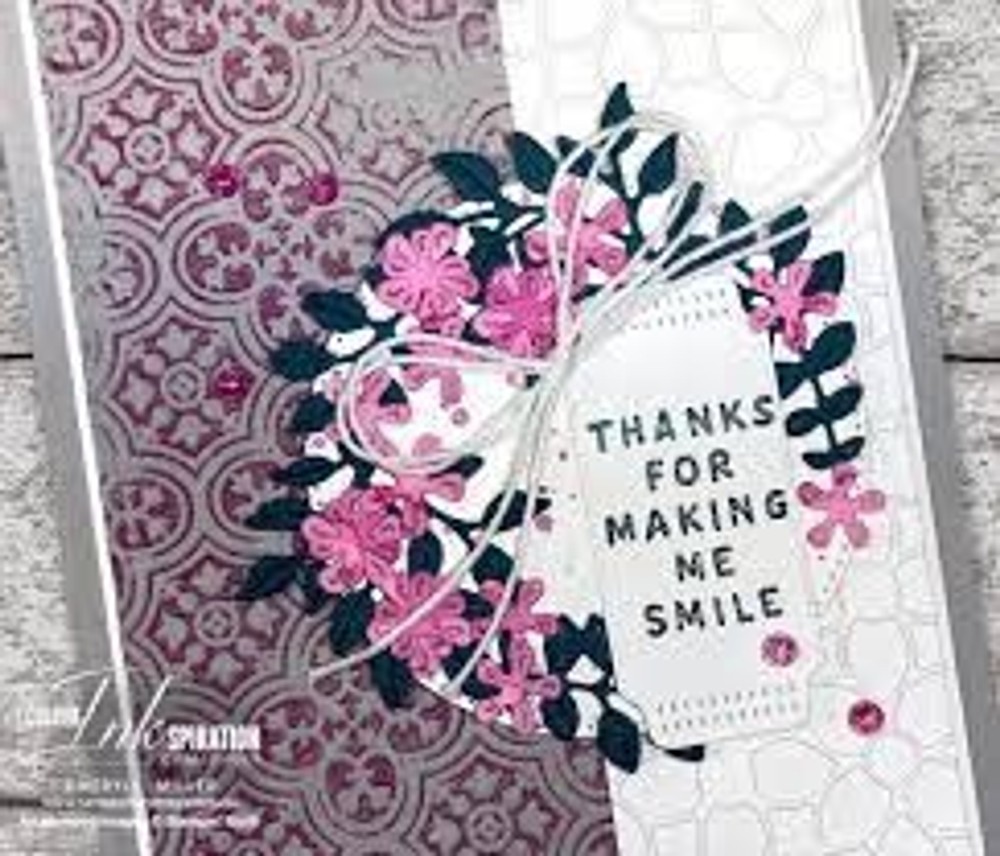 Distressed Tile 3D Stampin Up Embossing Folder NEW 162189