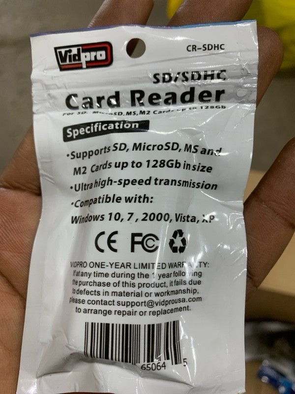 SD, SDHC, MicroSD USB 2.0 High Speed Memory Card Reader