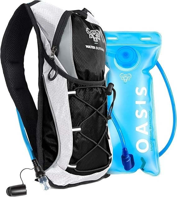 Water Buffalo Hydration Backpack Lightweight Hydration Pack with 2L Water Blader