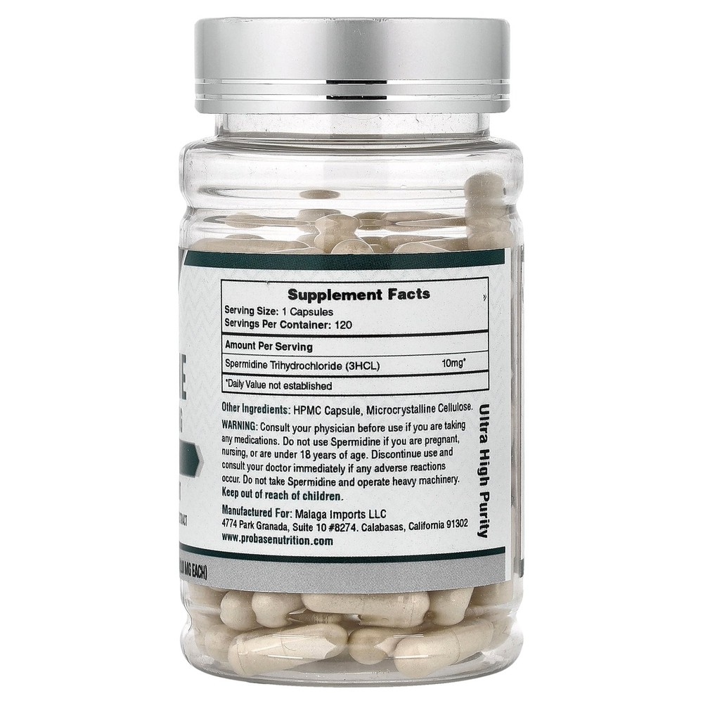 Spermidine, 10 mg, 120 Capsules