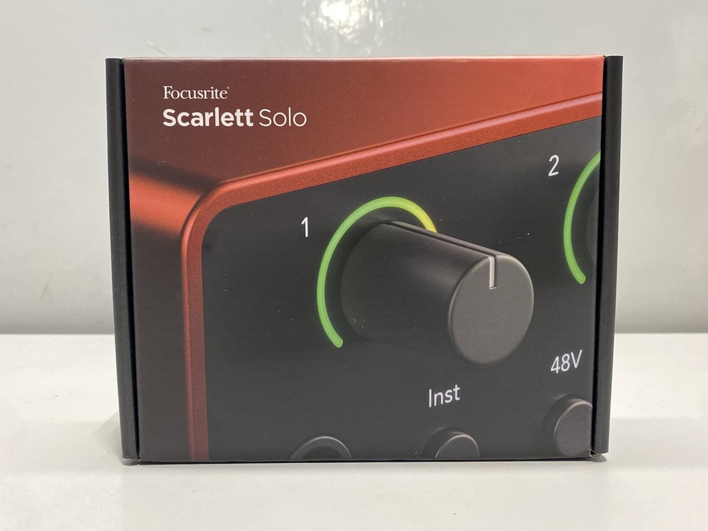 Focusrite Audio Interface Scarlett (4th Generation) Solo USB