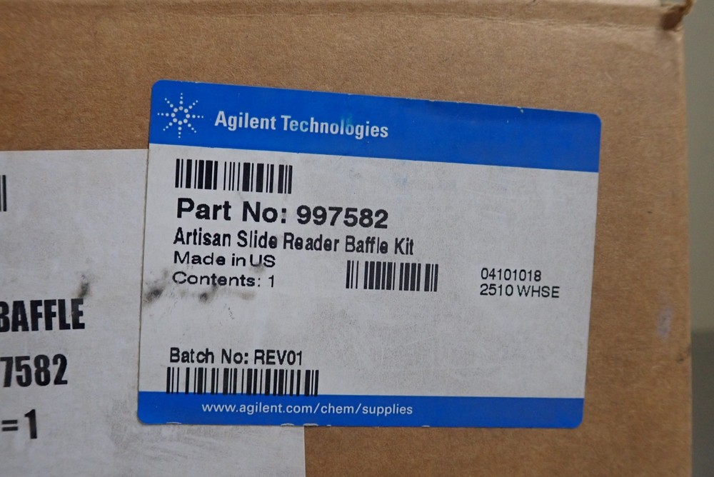 Agilent Technologies 997582 Artisan Slide Reader Baffle Kit - NEW