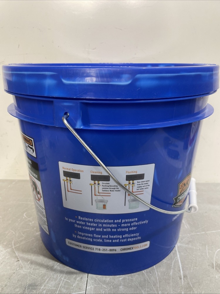 chromex tankless water heater descaler kit
