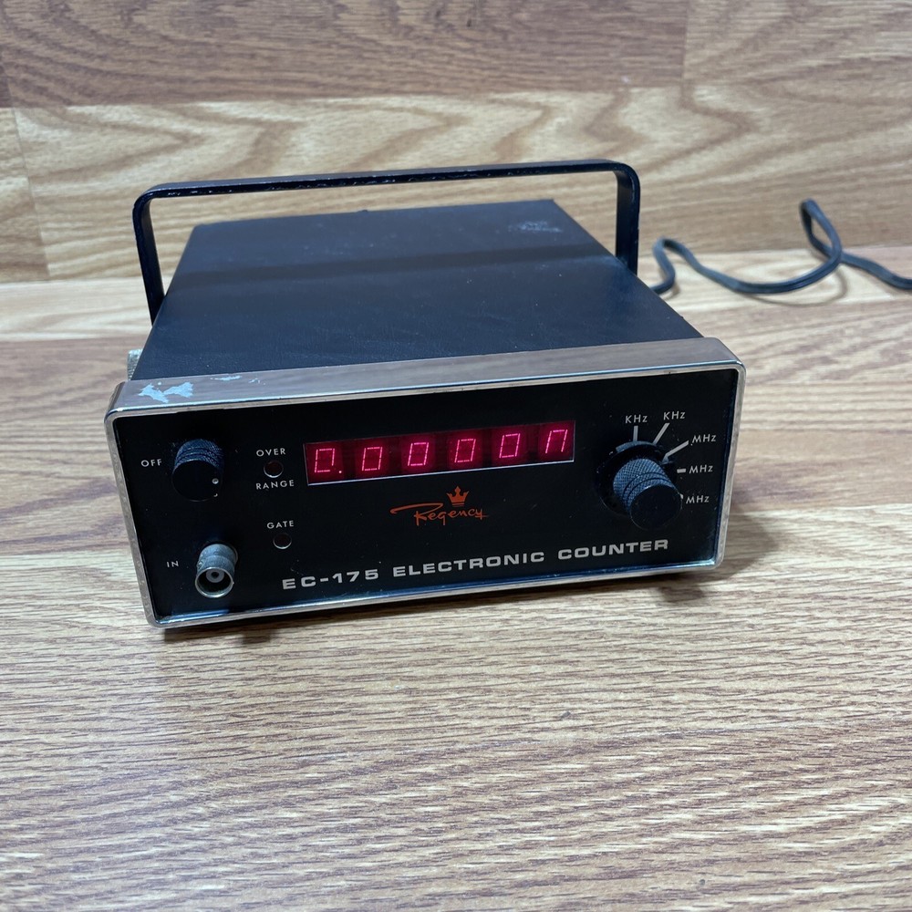 Vintage Frequency Counter Model Regency Model EC-175 Frequency Counter (175Mhz)