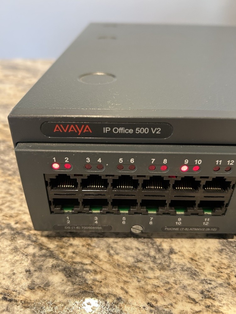 Avaya IP Office 500 V2 Control Unit Working With Card