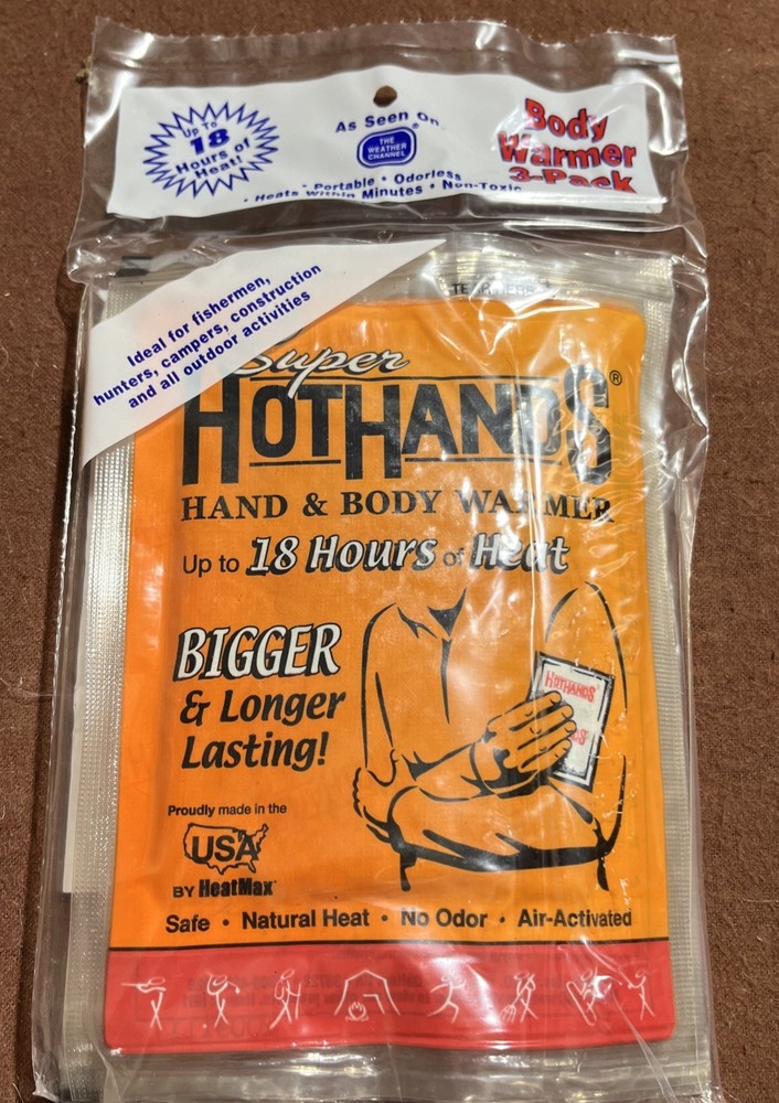 HOTHANDS BODY WARMERS 3 PACK - QTY 3