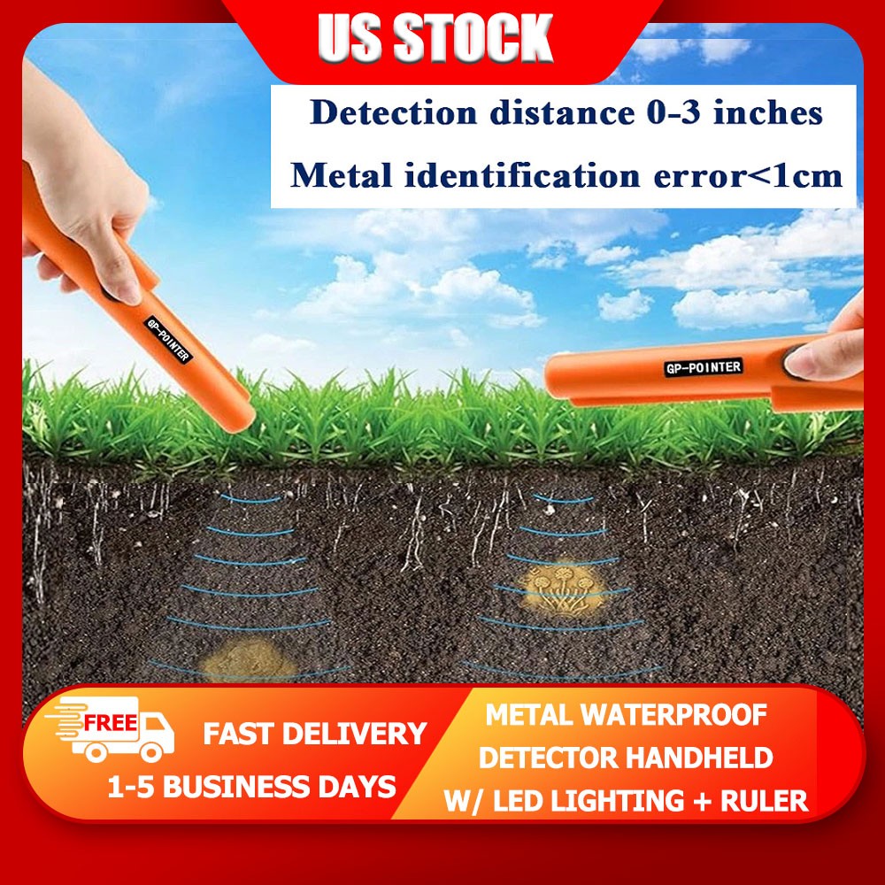 Metal Detector HandHeld Pinpointer Pointer Probe Waterproof Sensitive Tester US
