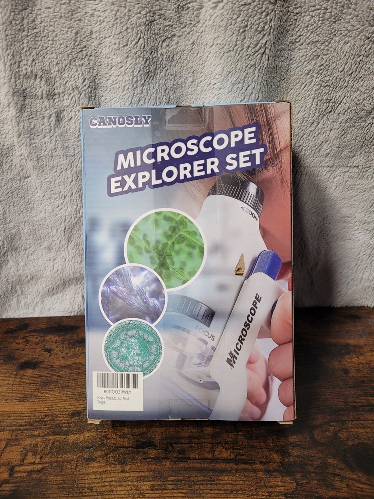 "Canosly" Kid's MICROSCOPE EXPLORER SET MINI MICROSCOPE Free Ship Lower48States