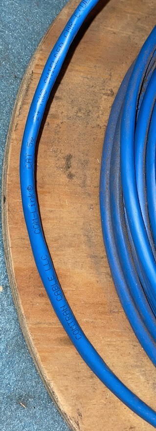 COMTRAN COM-LINK CAT 5E 24 AWG SHIELDED WIRE 200FT