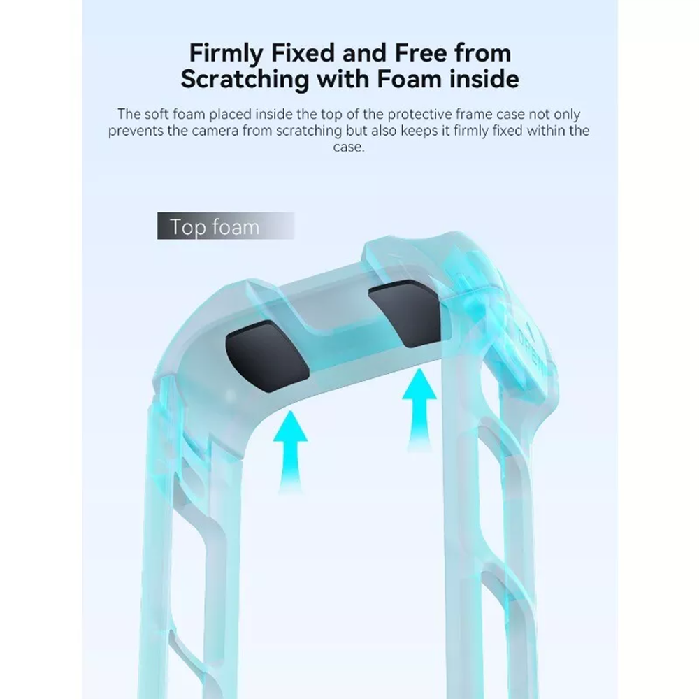 Quick Release Plastic Frame Cage for Insta360 X4 Protective