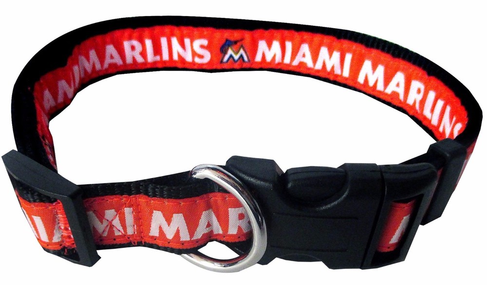 Miami Marlins MLB Officially Licensed Large Dog Collar