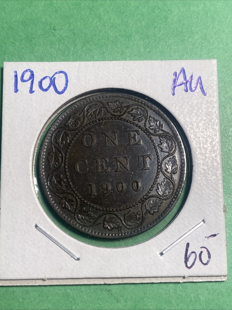 1900 Canada 1 Cent AU