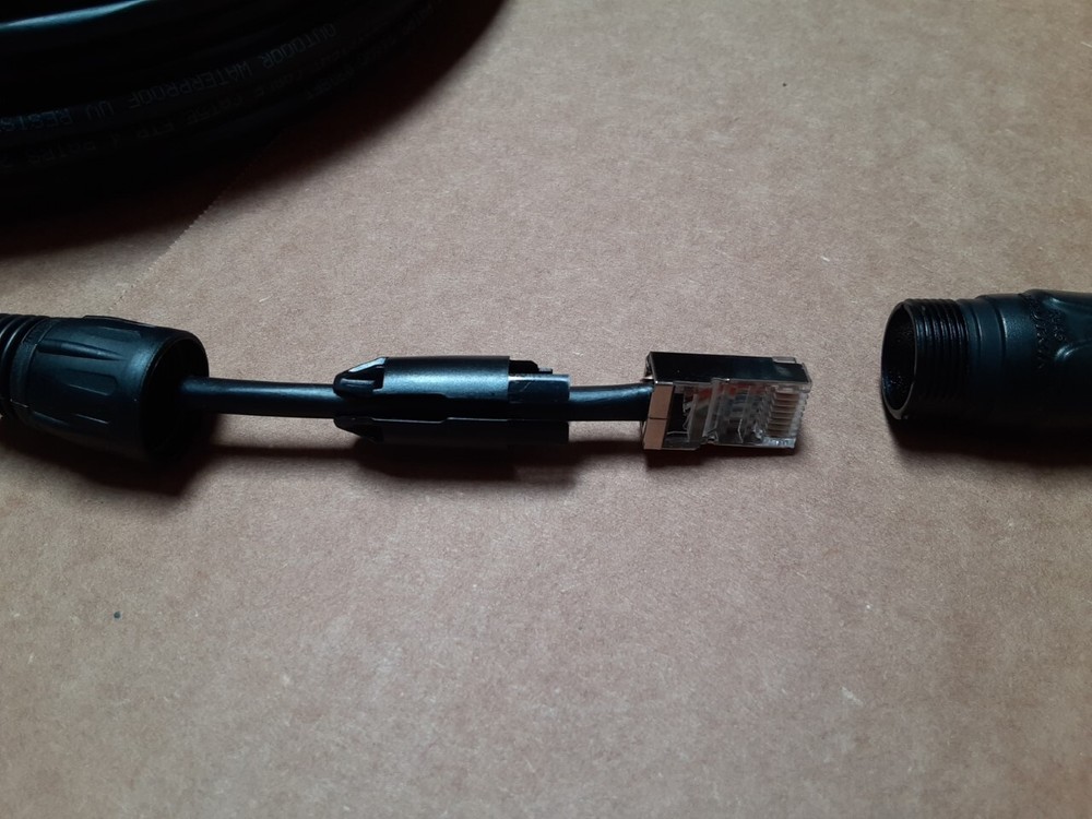 200 FT PRO CAT6 Tactical Shielded w/Neutrik Ethercon RJ45 Digital Audio Cable