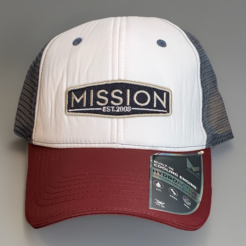 Mission HydroActive Cooling Performance Hat Snapback Ultimate Cooling Cap NEW!