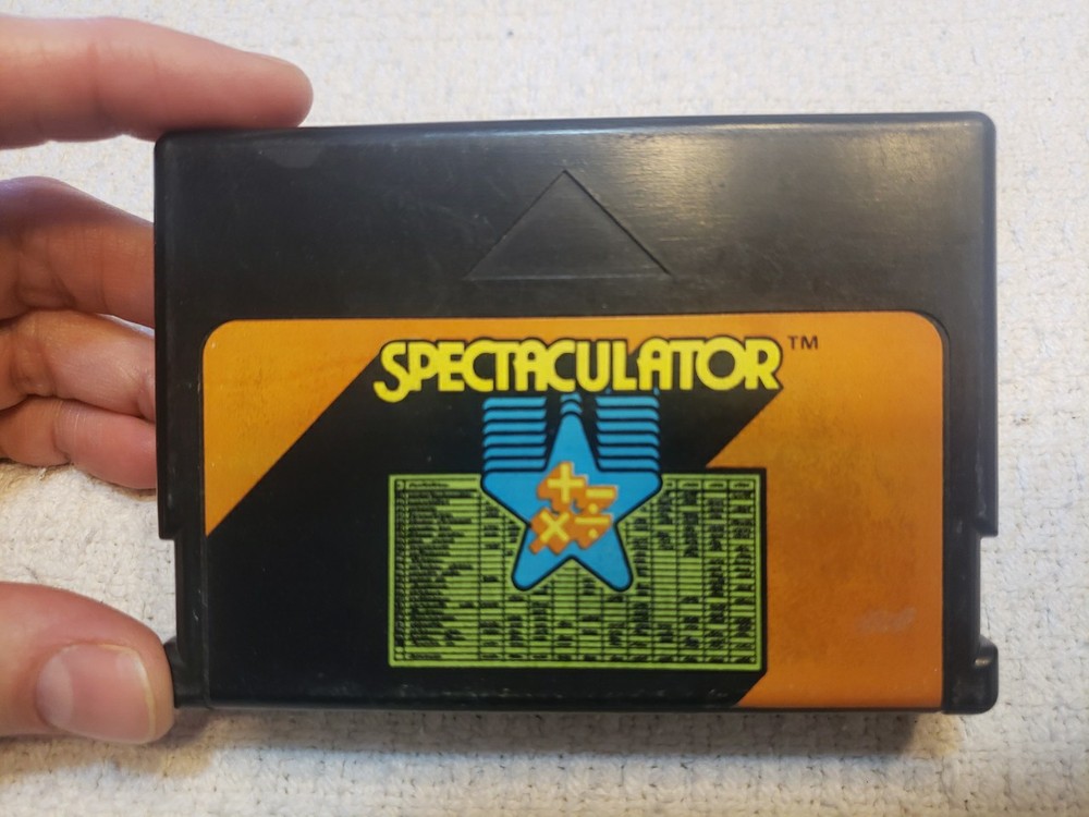 Vintage Spectaculator Tandy 1981 Computer Program Cartridge Untested