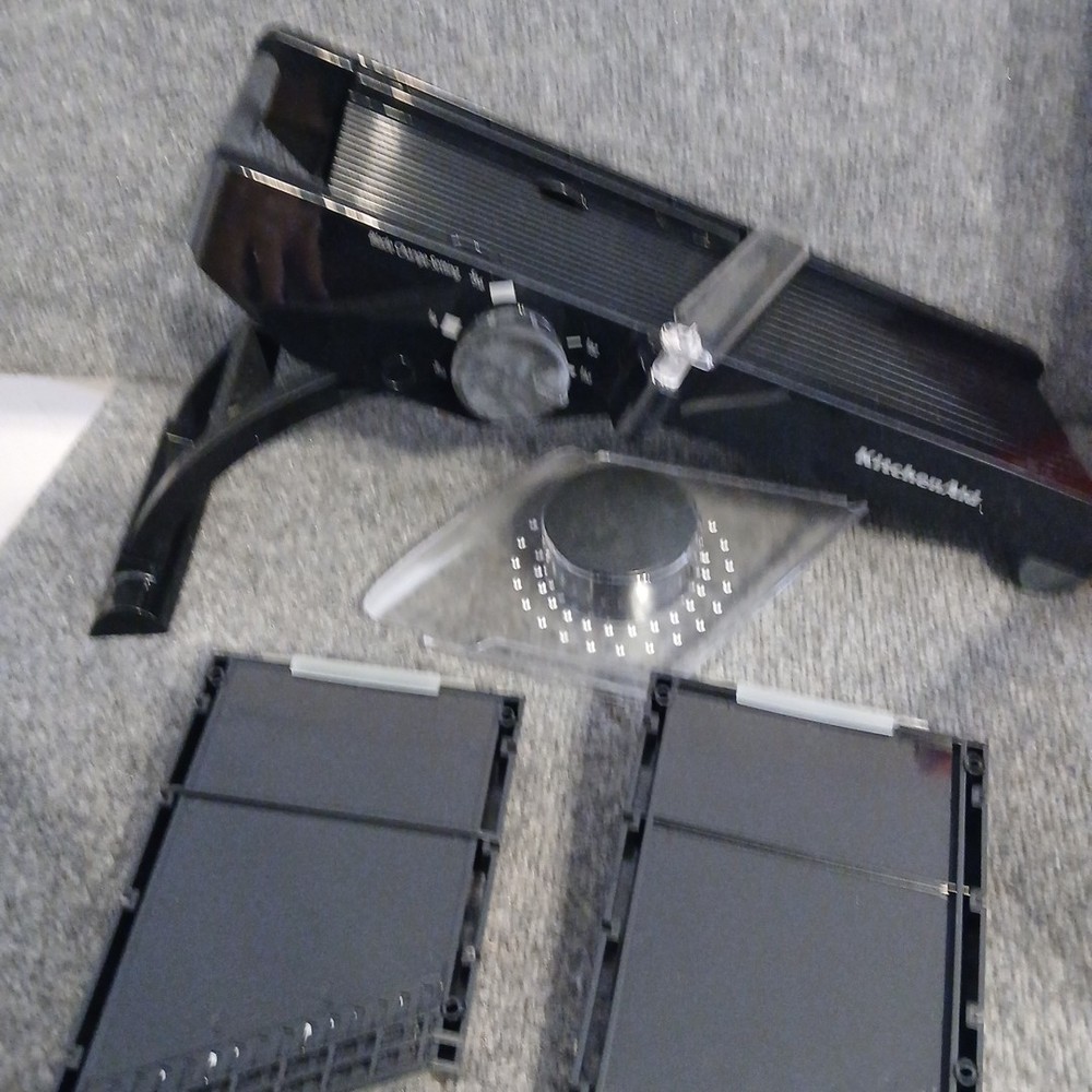 KitchenAid BLACK Mandoline Slicer Set Never Used