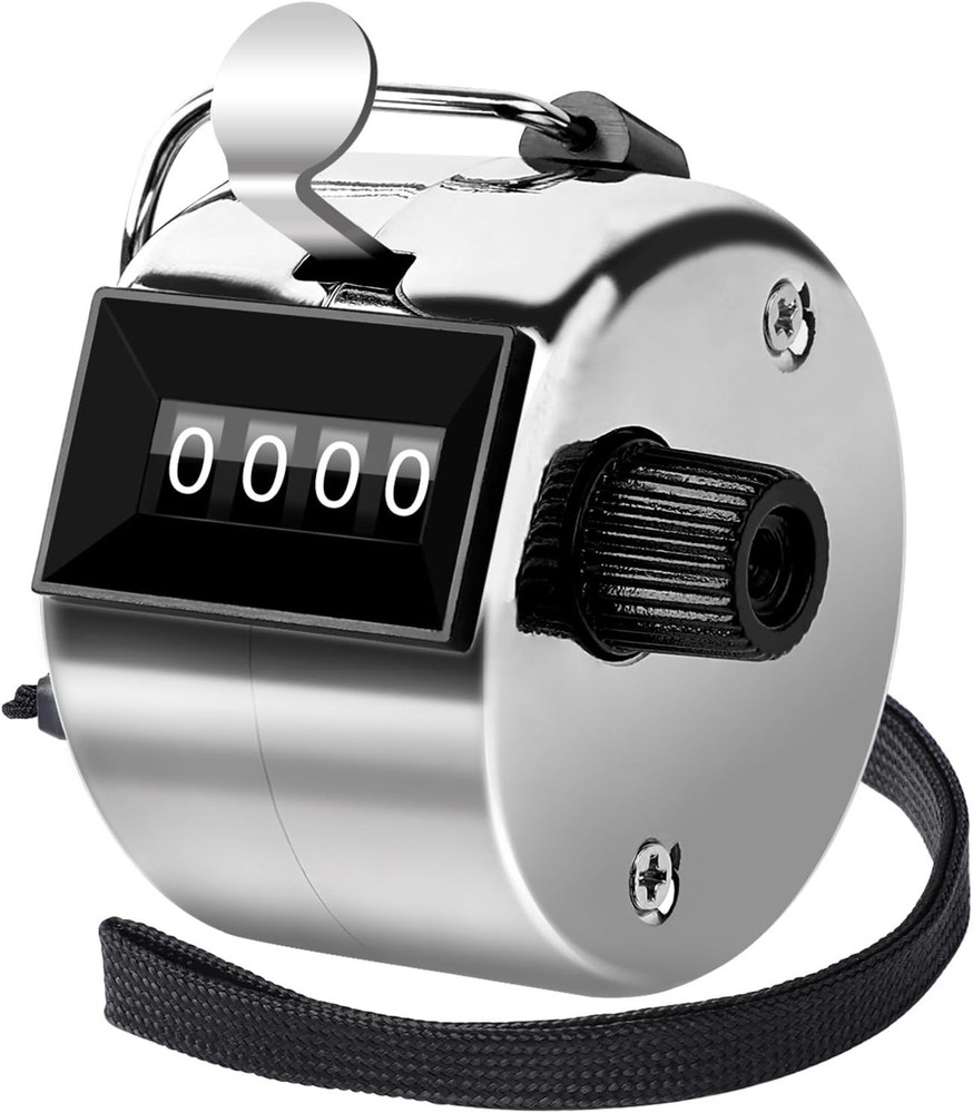 Easy-to-Use Handheld Click Counter - No Battery Needed, Accurate Counting