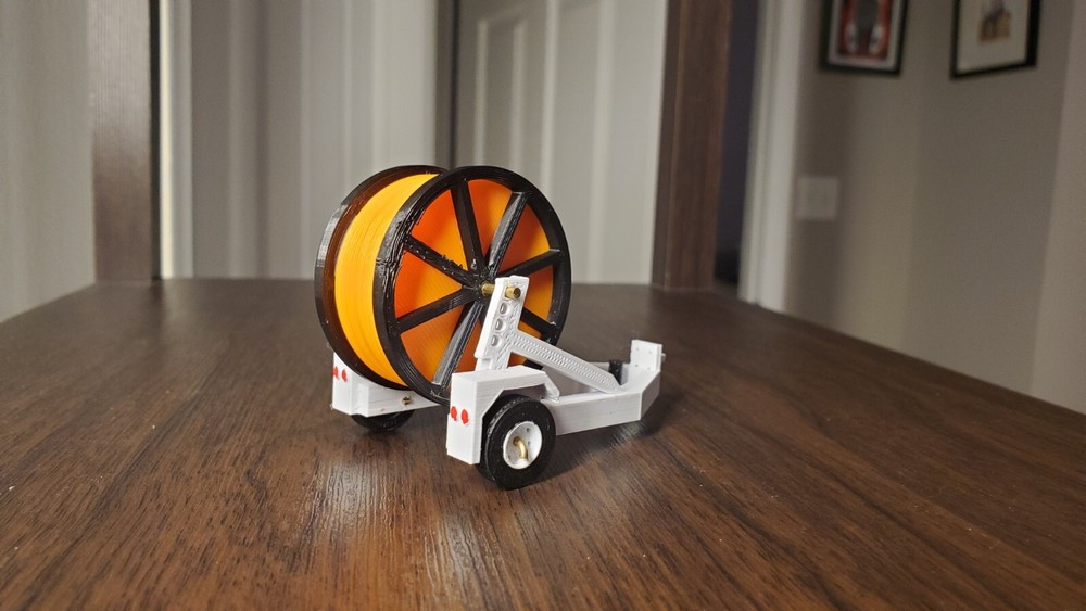 1/50 Scale Cable Reel Trailer
