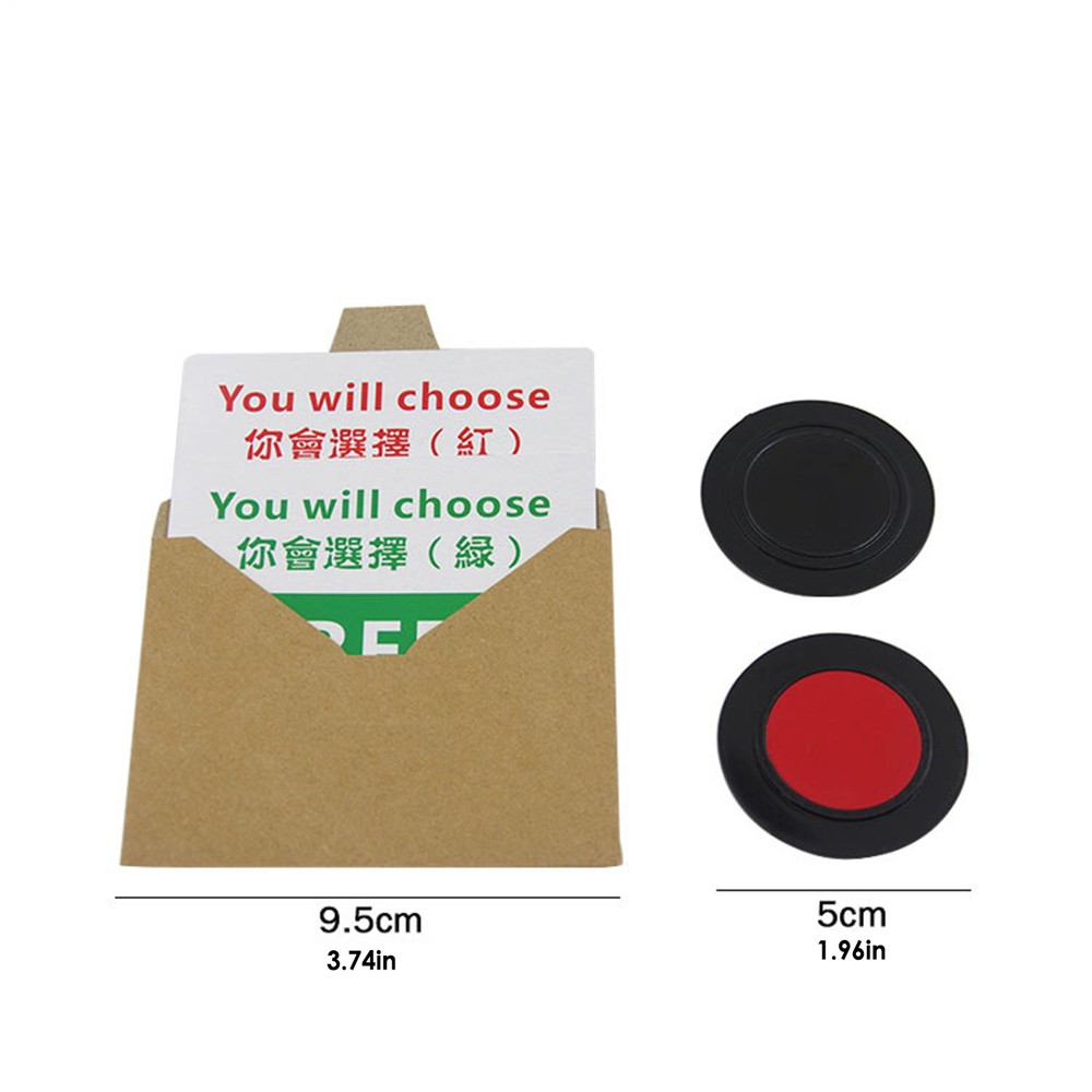 Predict-A-Color Magic Trick Domino Spots Mind Read Magic Trick Prediction Pocket