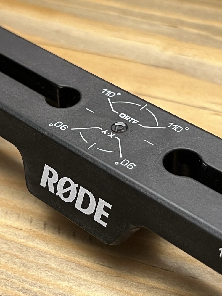 Rode Stereo Bar Foldable Mount for Microphones, Black