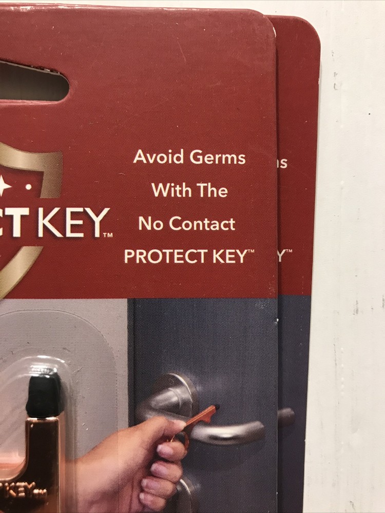 PROTECT KEY keychain (Multi-Function / No Contact 2-PK) BRAND NEW