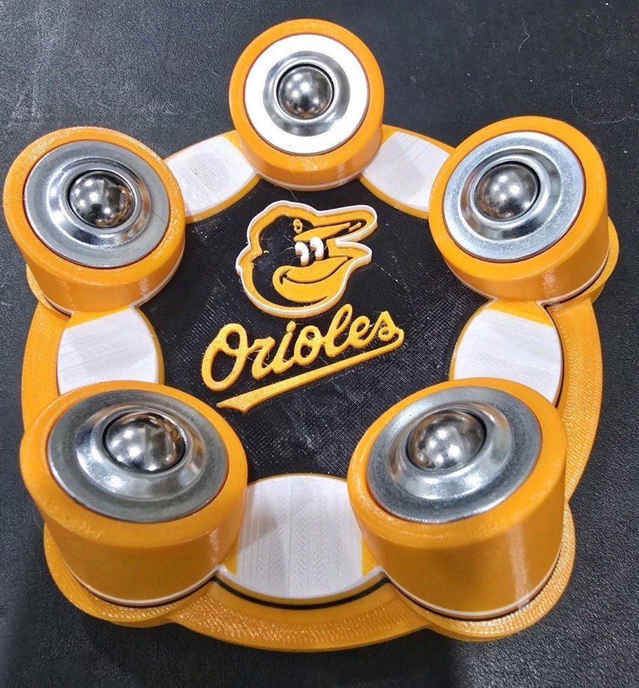 Bowling Ball Spinner - Custom - Orioles