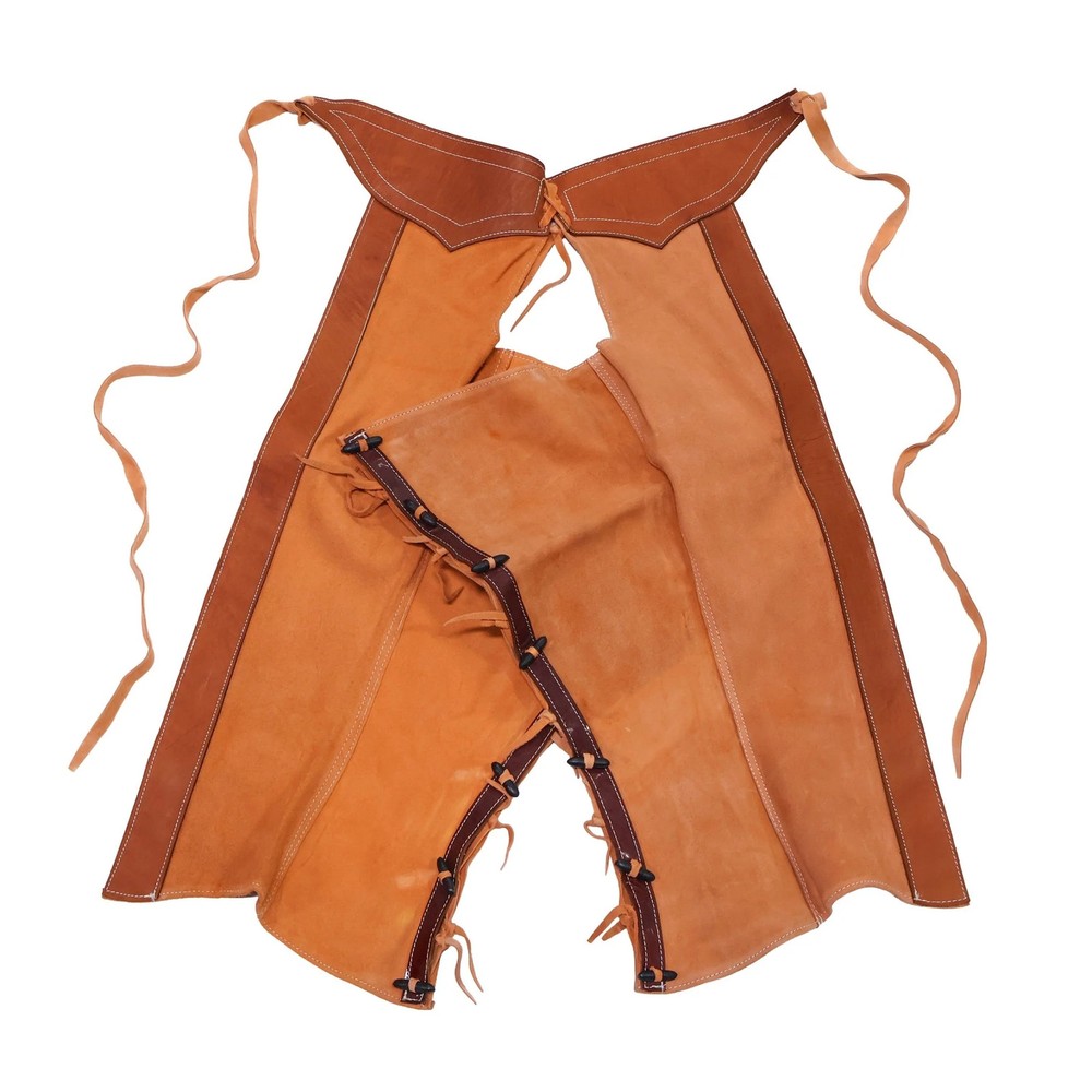 36" Simple Working Chaps Natural Chaparreras Charras