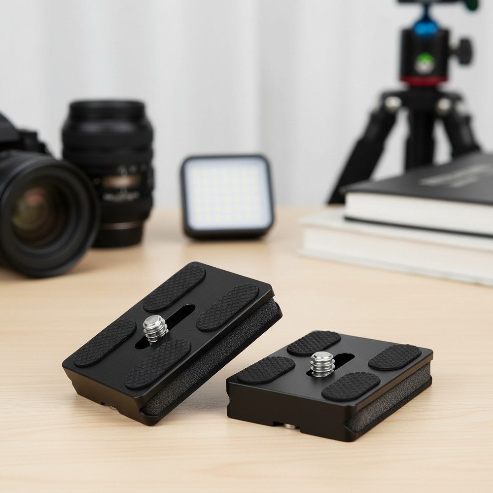 Universal Quick Release Plates for Easy Camera Attachment and Detachment