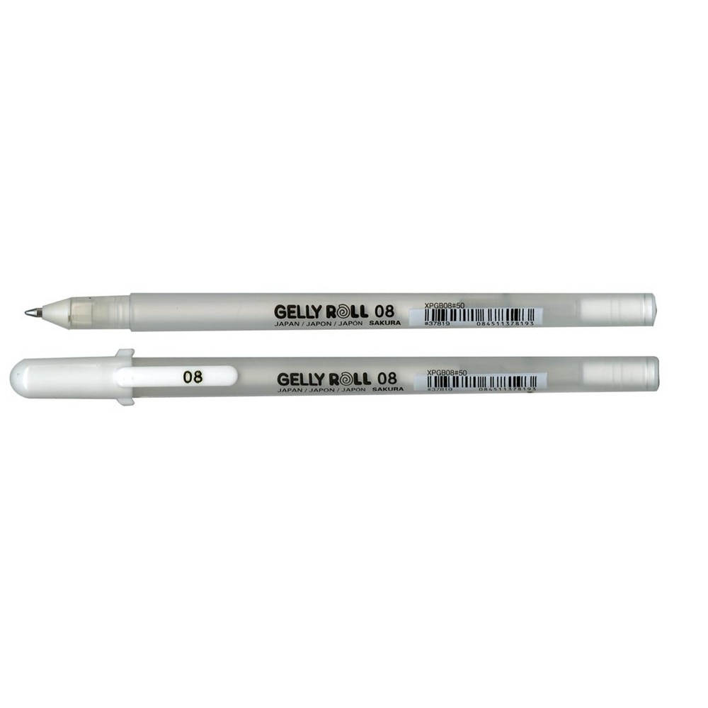 Sakura Gelly Roll White Gel Pens
