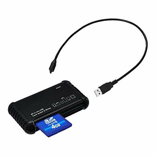 High Speed All-in-1 Memory Card Reader/Writer for SD/SDHC, Micro SD, CF, XD,