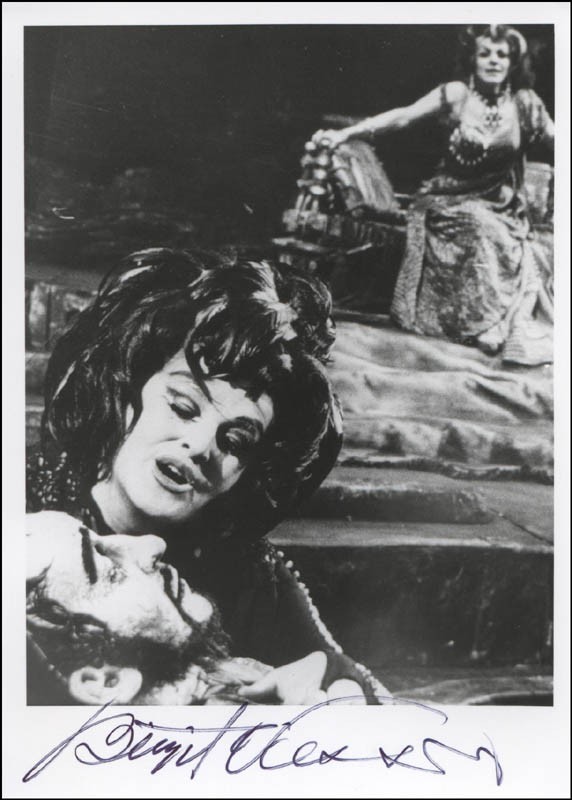 BIRGIT NILSSON - AUTOGRAPHED SIGNED PHOTOGRAPH
