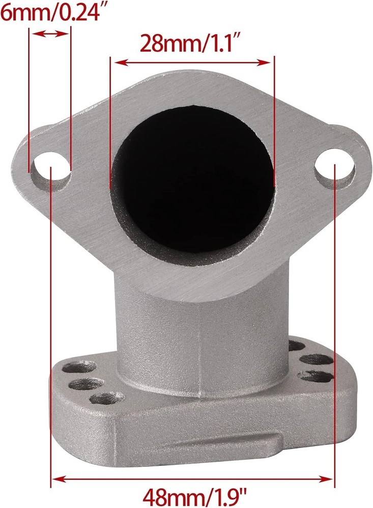 28mm Intake Manifold Pipe Replacement for 150cc 155cc 160cc Engine Pit Dirt