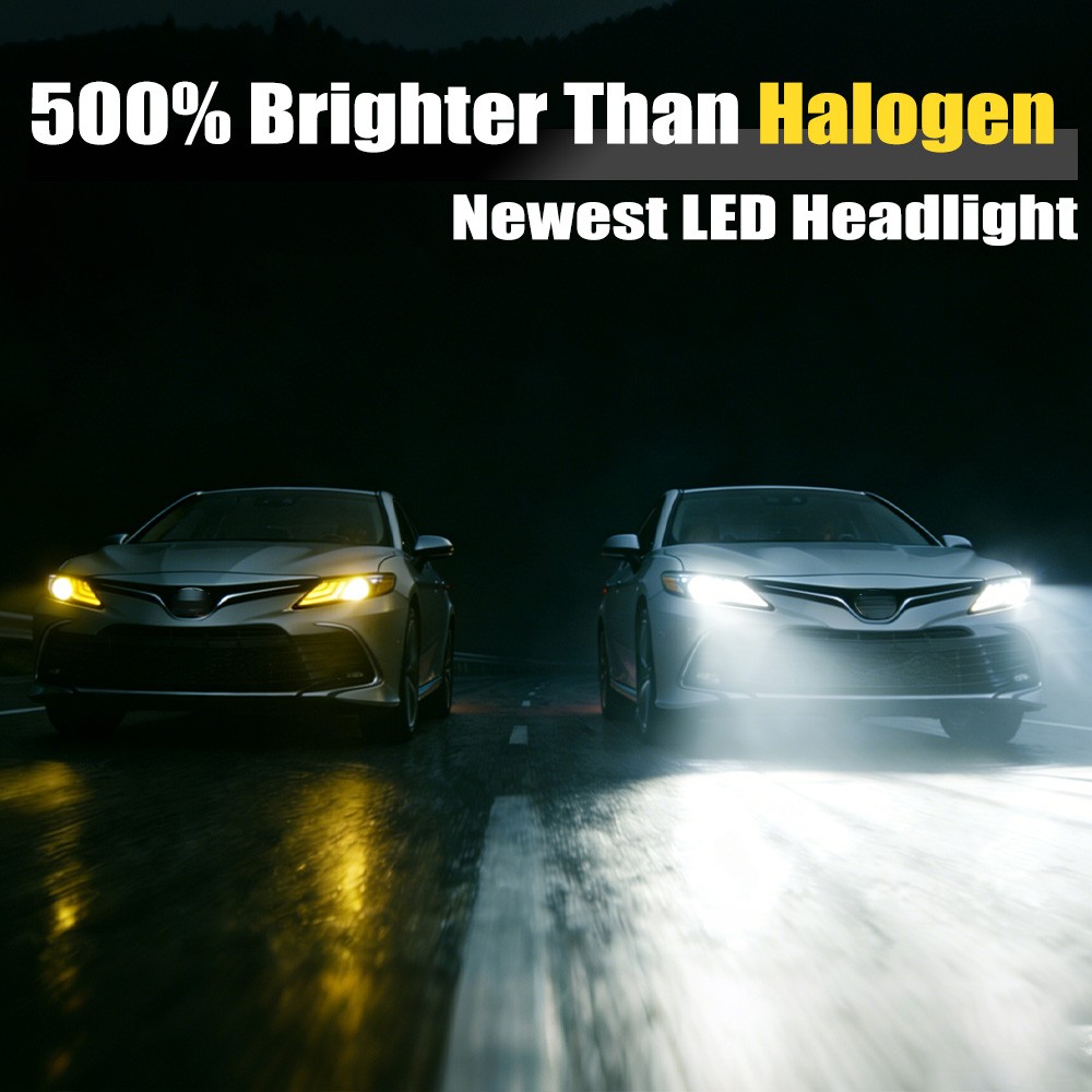 2x H7 LED Headlight Bulb Kit High Low Beam 80000LM Super Bright 6500K White E4EA