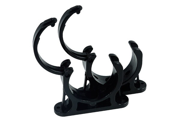ALPHACOOL CAPE CYCLONE BRACKET 2 PACK 60MM - BLACK 15618