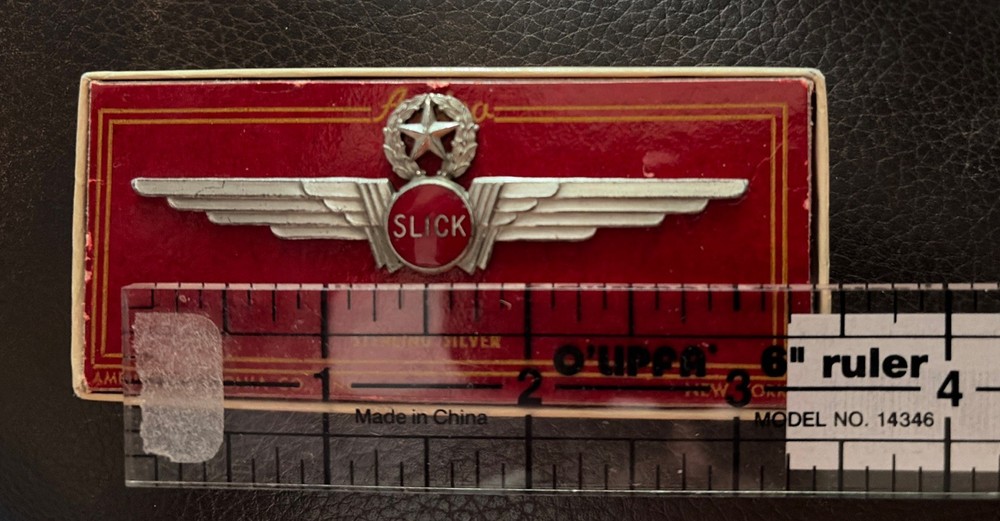 Slick Airlines Pin Vintage