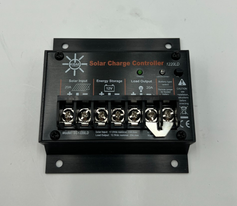 KISAE SC1220LD Technology Solar Charge Controller 20A Max 17.5VDC Nominal Input