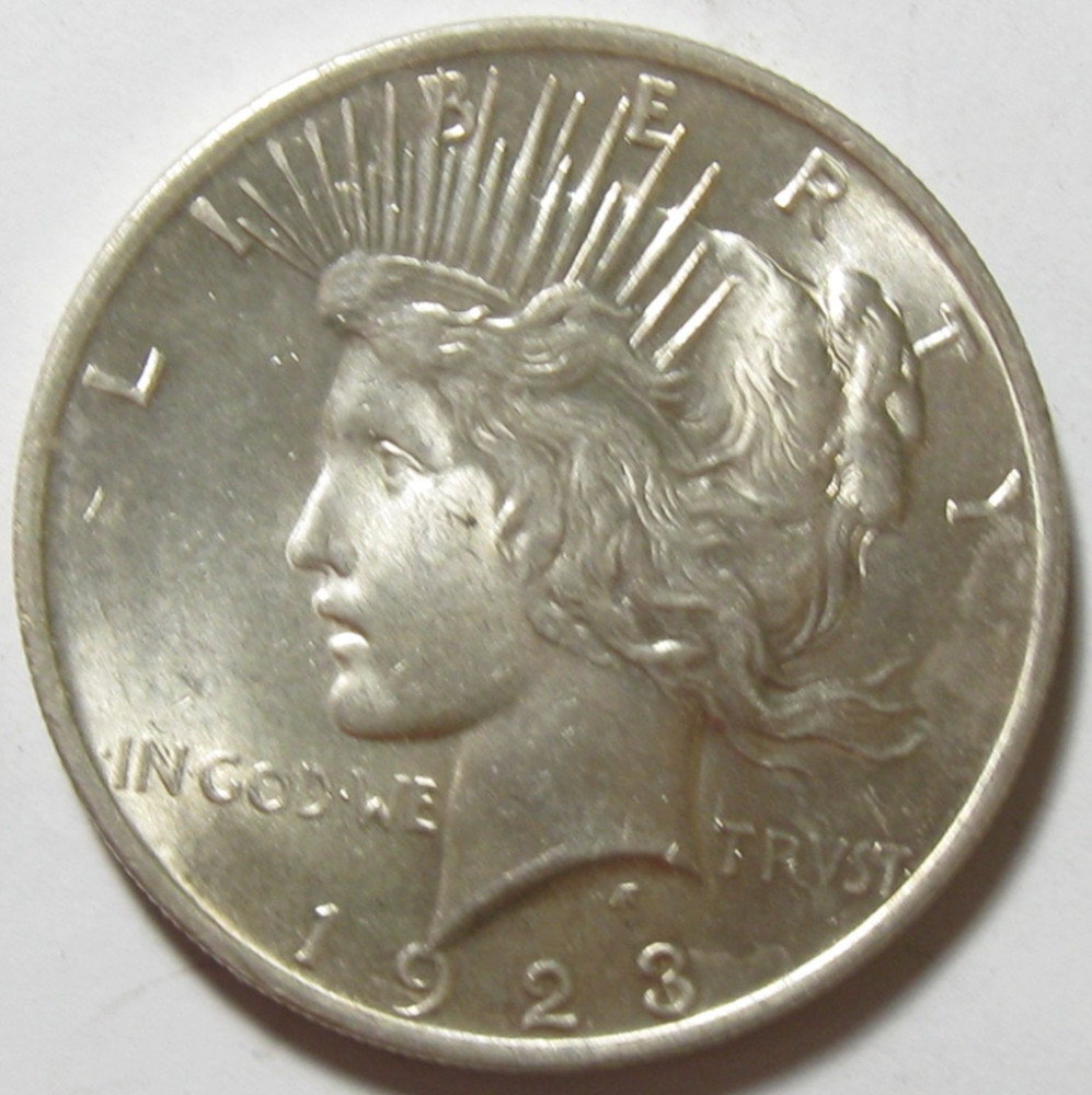 1923 Peace Silver Dollar - Uncirculated - #424