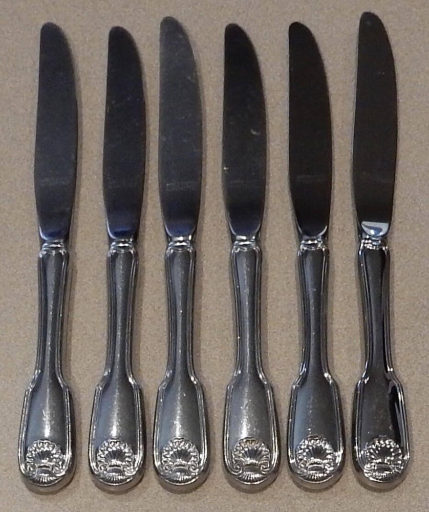 REED & BARTON COLONIAL SHELL FLATWARE STAINLESS SILVERWARE 30 PC. LOT
